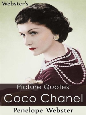 cover image of Webster's Coco Chanel Picture Quotes